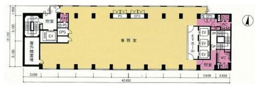 岩波書店一ツ橋ビル 11階 間取り図