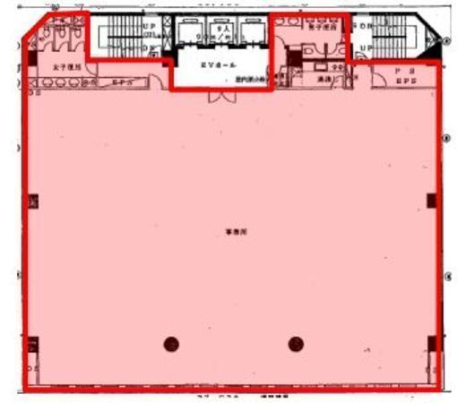 南麻布渋谷ビル 5階 間取り図