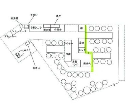 大築ビル 1階 間取り図