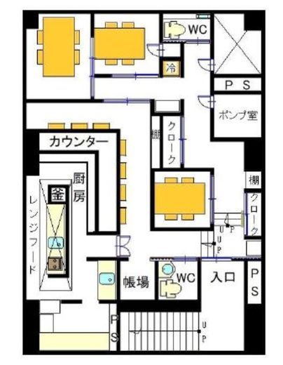峯田ビル B1階 間取り図