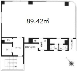 伊勢兼ビル 5階 間取り図