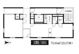 Y2ヤマガタヤビル 301 間取り図