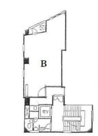 虎之門興業ビル 7階B 間取り図
