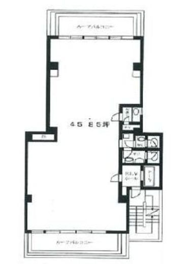 相模屋第5ビル 5階 間取り図
