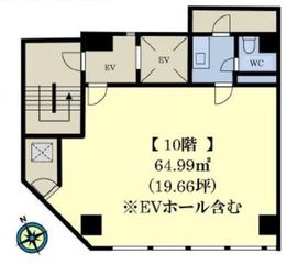第3西欧ビル 10階 間取り図