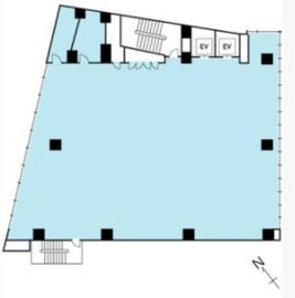 野村不動産渋谷道玄坂ビル 6階 間取り図