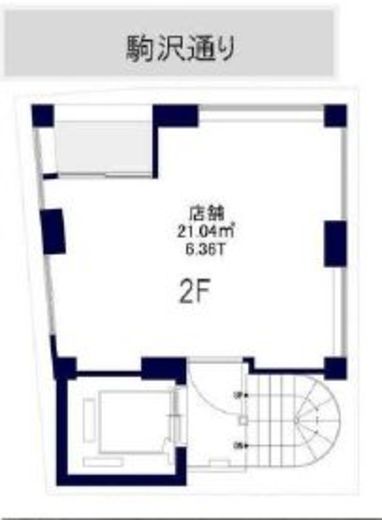 ES33ビル 2階 間取り図