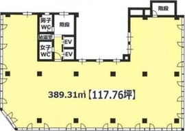 AIC共同ビル人形町 6階 間取り図