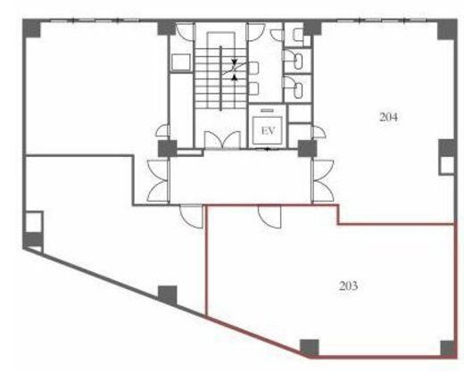 三久ビル 203 間取り図