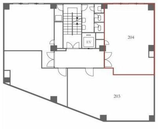 三久ビル 204 間取り図
