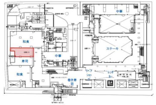 東京サンケイビル B2階1 間取り図