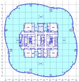 六本木ヒルズ森タワー 15階4 間取り図