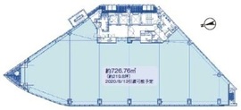 六本木ヒルズクロスポイント 10階 間取り図