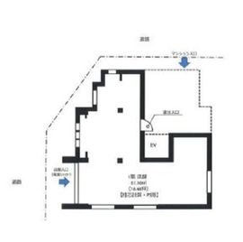 シャンブル恵比寿(店舗) 101 間取り図