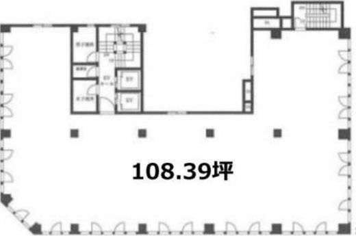 AIC共同ビル人形町 2階 間取り図