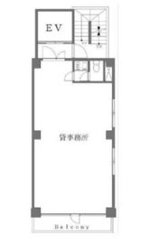 麹町インテリジェントビル 2階 間取り図