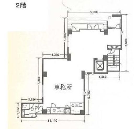 秀永神田ビル 2階 間取り図