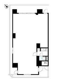 アスコットパーク日本橋コモド(事務所) 1階 間取り図