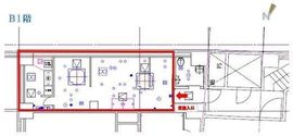 成田屋ビル B1階B 間取り図