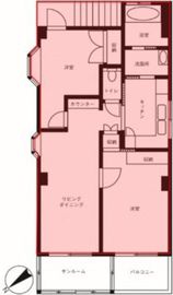 若菱ビル 4階 間取り図