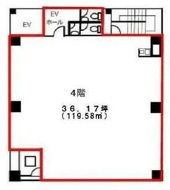 アクア神田ビル 6階 間取り図