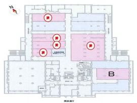 市政会館 B1階B 間取り図