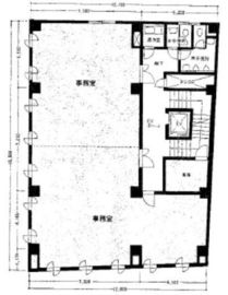 神野ビル 2階 間取り図