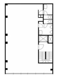 荒木ビル 6階 間取り図