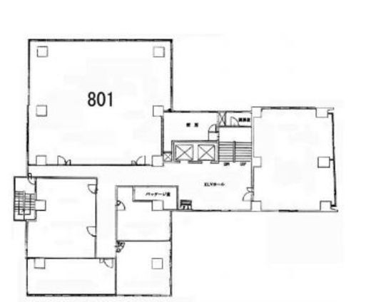 第3東ビル 801 間取り図