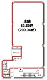 虎ノ門第一法規ビル B1階 間取り図