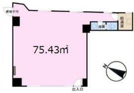 スターコート日本橋 101 間取り図