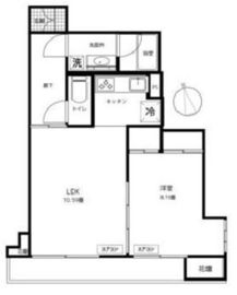 ベルテ代々木Ⅱ 202 間取り図