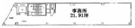 ATビル(神田) 5階 間取り図