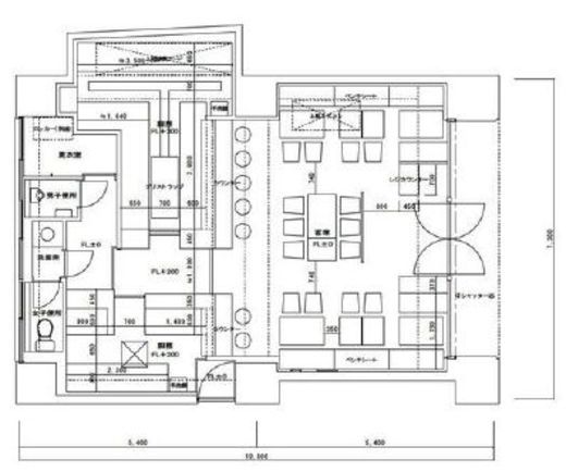 第二錦水ビル 1階 間取り図