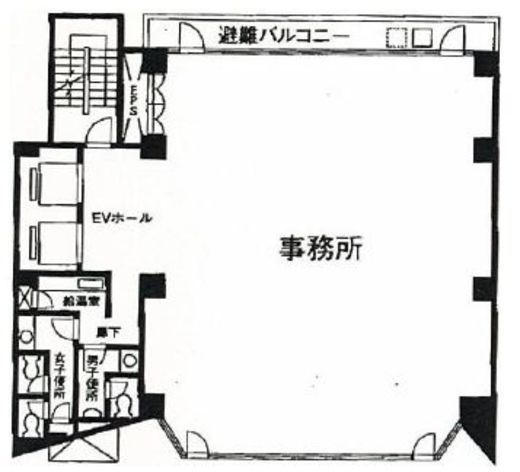 東日本橋槇町ビル 4階 間取り図