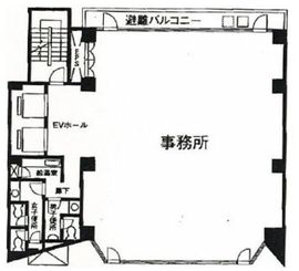 東日本橋槇町ビル 4階 間取り図