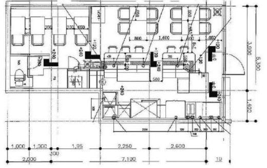 エスペランサ神田神保町(店舗) 1階B 間取り図