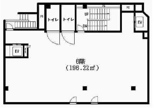 青山花茂ビル 6階 間取り図