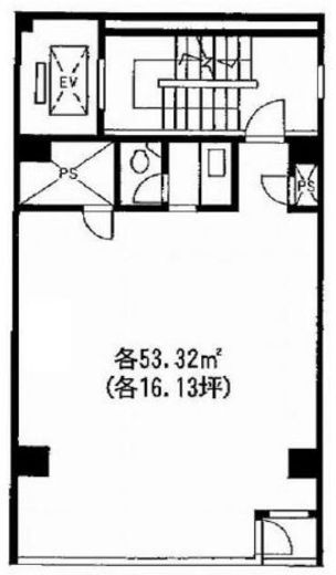 和孝渋谷ビル 7階 間取り図