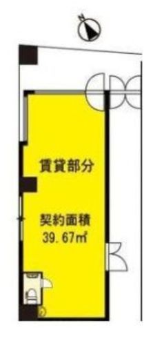 ベルヴュー麹町 1階 間取り図