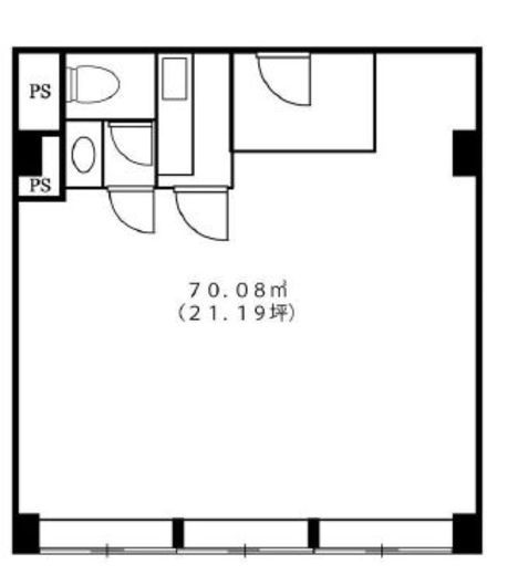 たつむら青山マンション 708 間取り図