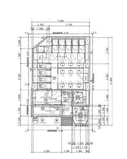 Binemu麻布十番 7階 間取り図