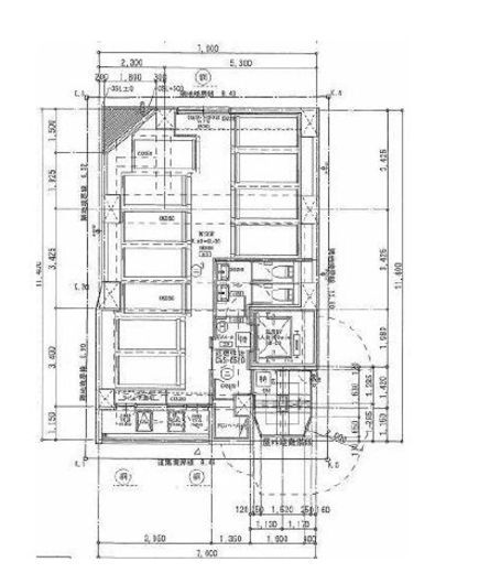 Binemu麻布十番 4階 間取り図