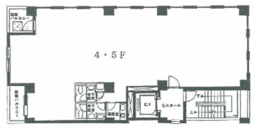 銀座アルカビル 3階 間取り図