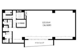 ヴィラパルテノン B1階 間取り図