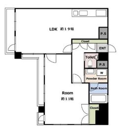 ライオンズマンション東銀座(SOHO) 12階 間取り図