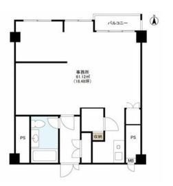 渋谷ホームズ 1210 間取り図
