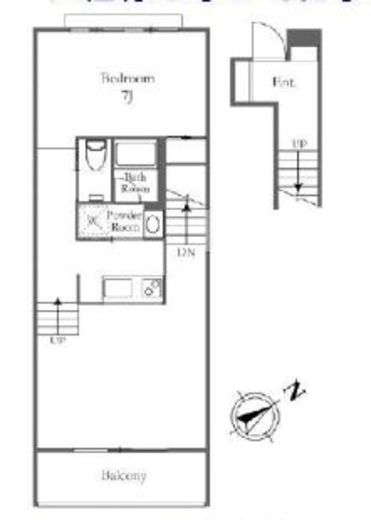 LATTICE JINGUMAE(SOHO) 203 間取り図