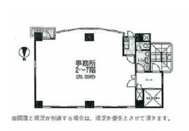 長谷部第2ビル 5階 間取り図