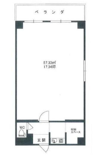 クレスト恵比寿 601 間取り図